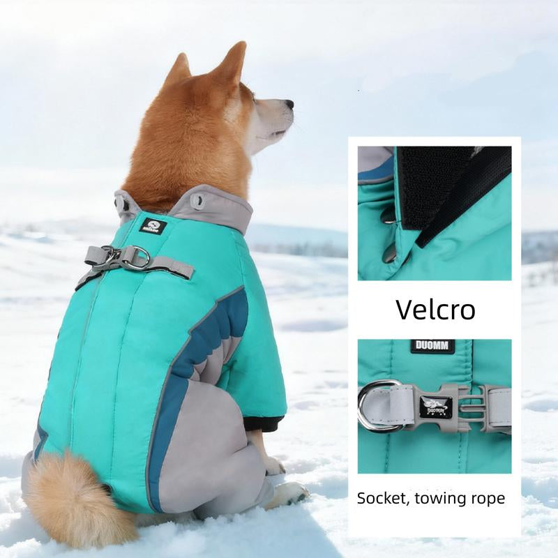 Waterproof Reflective Pet Jacket – Warm Winter Dog & Cat Coat