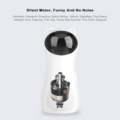 Engaging Automatic Cat Laser Toy - Multi-Angle LED Teaser for Interactive Fun and Training