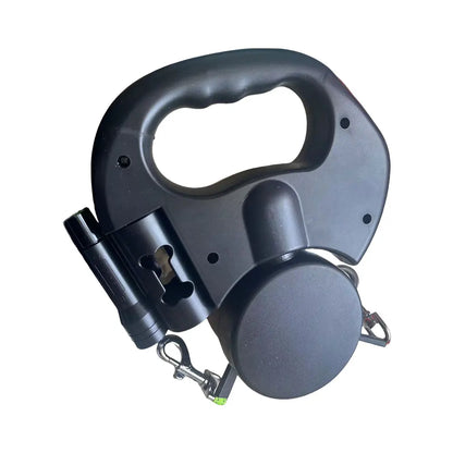 Revolutionary Double Headed Dog Leash with LED Light - Perfect for Walking Two Dogs Safely and Comfortably!