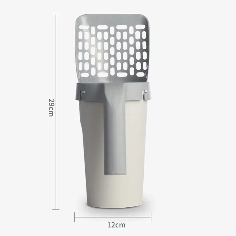 Effortless Cat Litter Cleaning with the Premium Cat Litter Shovel Scoop & Waste Bin