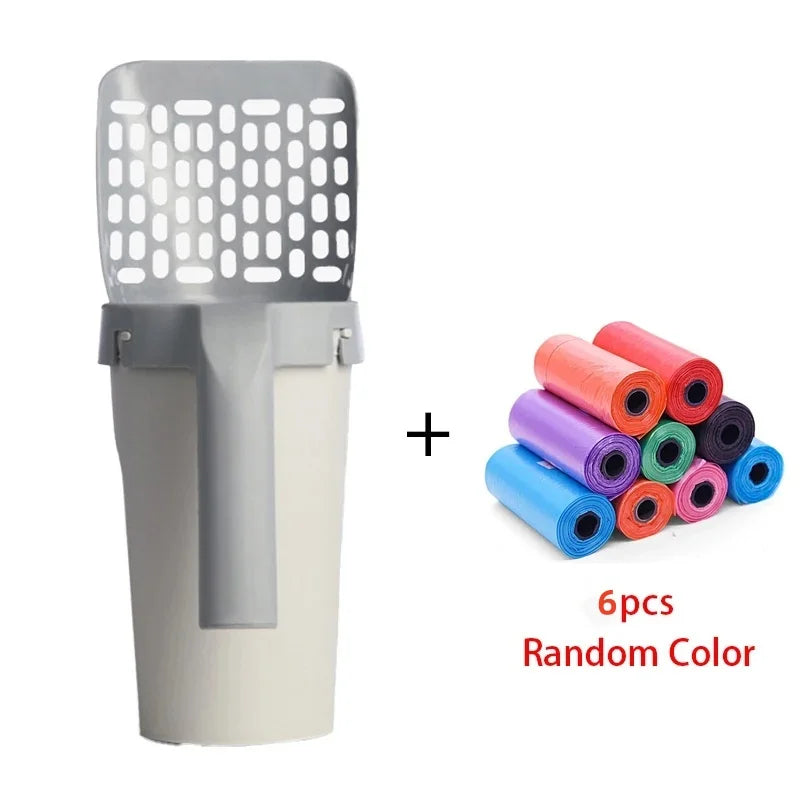 Effortless Cat Litter Cleaning with the Premium Cat Litter Shovel Scoop & Waste Bin